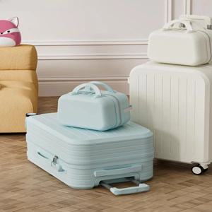 4인치 세련된 다기능 여행 가방, 신선한 스타일 여성용 여행용 캐리어, 학생용 풀링 박스, 캐주얼 여행 디자인