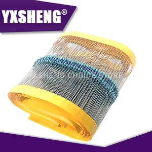 금속 필름 저항기, 1/4W, 100R, 220R, 1K, 1.5K, 2.2K, 4.7K, 10K, 22K, 47K, 100K, 100 220, 1K5, 2K2, 4K7, 1M 옴, 새로운 저항 1% 1R ~, 100PCs 10M