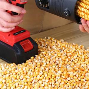 휴대용 옥수수 탈곡기 부속품 완전 자동 옥수수 껍질 벗기는 기계 헤드 소형 전기 곡물 분리기