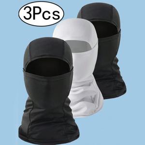 3피스 발라클라바 페이스 마스크, 여름 자외선 차단, 겨울 방풍 보온 경량 스키 마스크, 남성용 적합