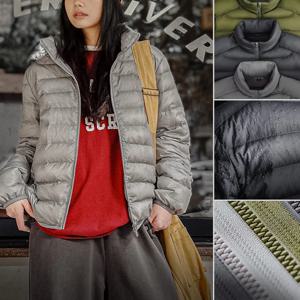 마덴 여성용 다운 재킷 90% 화이트 덕 다운 경량 패딩 스탠드 칼라 따뜻한 이너 레이어 캐주얼 보온 코트 겨울용