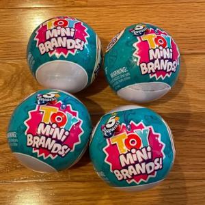 주루 미니 브랜드 장난감 5 서프라이즈 미니 브랜드 장난감 오리지널 슈퍼마켓 미니어처 장난감 미니어처 장난감 미스터리 블라인드 박스 시리즈 1