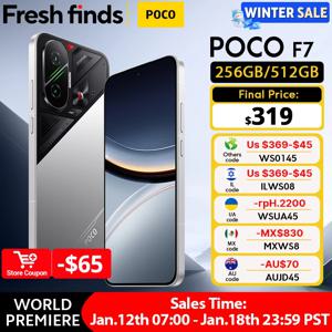 【브랜드+】POCO F7 5G 스냅드래곤 ® 8세대 4 NFC 6500mAh 배터리 6.83인치 1.5K AMOLED 50MP 카메라 OIS 90W 하이프차지 스마트폰