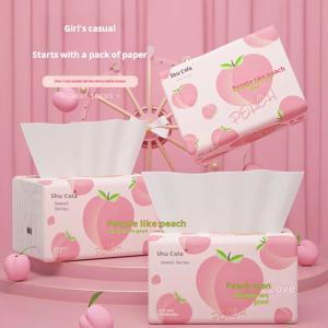 새로운 400매, 대형 티슈 4~30봉지, 대형 가정용 화장지 한 박스, 티슈, 냅킨