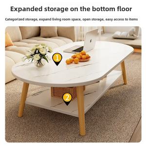 커피 테이블 거실 소형 아파트 다기능 소형 티 테이블 북유럽 스타일 심플한 홈스테이 이중층 소형 테이블