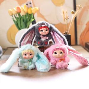 재고 있음 인기 판매 중인 플러시 신상 인형 파티 세컨드 제너레이션 토끼 와쿠쿠 인형 와쿠쿠 플러시 인형 트렌디 블라인드 박스 토끼 펜던트