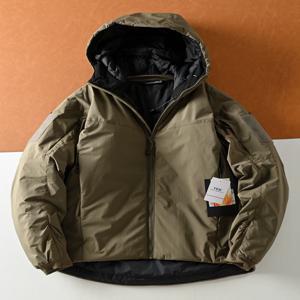 고급 남성용 겨울 전술 코튼 재킷 P-코튼 충전 후드형 밀리터리 버전 방풍 방수 패셔너블 시티 스타일