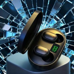 TWS E6S 블루투스 이어폰 무선 블루투스 헤드셋 노이즈 캔슬링 헤드셋 마이크 헤드폰