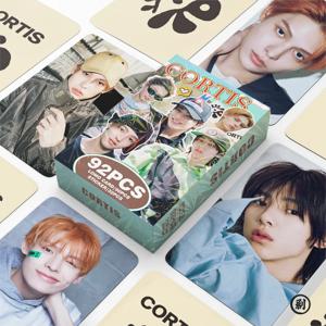 92개 kpop 코르티스 마틴 케온호 레이저 주변기기 포토카드, 연예인 미니 스티커, 로모 인사말 카드, 팬 컬렉션 선물