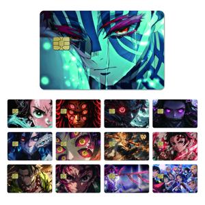 DIY 수제 애니메이션 귀멸의 칼날 2.5D HD 무광 PVC 스티커 필름 테이프 스킨 (신용카드, 직불카드용) 방수 스티커 선물