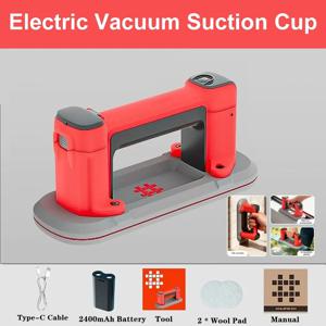 미니 LED 디지털 디스플레이 전기 흡착컵 진공 타일 유리 취급 흡착컵 중량물용 90/120KG