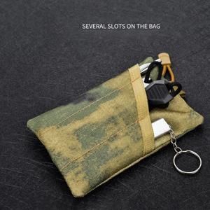 야외 스포츠 카모 벨트 전술 가방 전술 동전 가방 러닝 휴대용 EDC 도구 손 보관