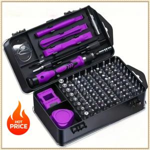 휴대폰, 컴퓨터, 시계용 115-in-1 정밀 드라이버 세트, 자석 수리 도구 세트