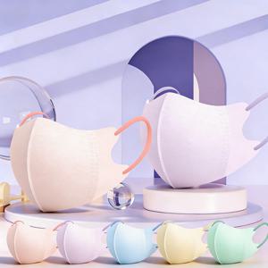 어린이 일회용 얼굴 마스크 소년 소녀 3겹 마스크 유치원용 탄성 이어루프가 있는 얼굴 커버 일상 학교 야외 사용