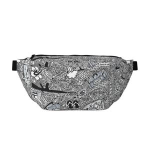 크로스바디 웨이스트 백 하와이 파이브-0 남녀공용 조절 가능한 패니 팩 여행용 러닝 머니 폰 파우치 체스트 백