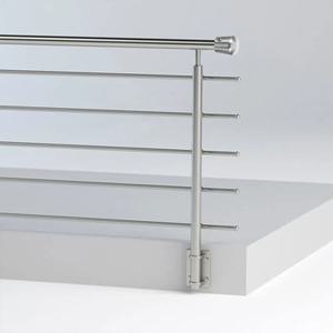 2Pcs 스테인레스 스틸 핸드레일 엔드 캡 목재 레일 튜브 보호대 핸드레일 액세서리용 금속 그랩 바 커버