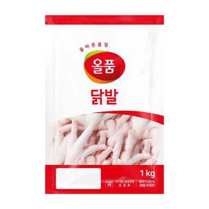 올품 올품 국내산 냉장 통닭발 1kg x 3팩