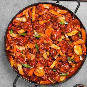 [신선닭갈비]춘천닭갈비 신선 한입 닭갈비 1kg 매운맛/일반맛/간장맛 선택 (2세트이상 구매시 사누끼사리+분모자 증정)