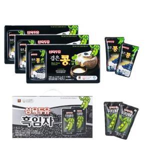 삼육두유 삼육두유 블랙푸드 세트 총 80팩 (검은콩과칼슘 두유 3박스(60팩)+흑임자 두유 1박스(20팩))