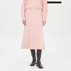 아울렛 알파카 훌 밴딩 스커트 SAKS32361_PK