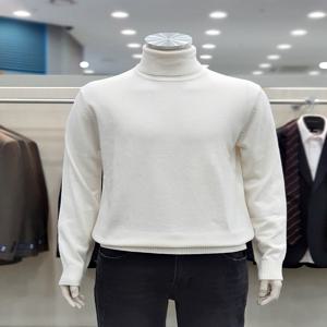 캐시미어 실크 터틀넥 니트 FJUCX8512IV_DJ