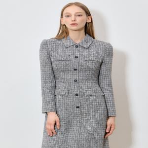 (SHESMISS)] 하이엔드 퀄리티 카라 트위드 원피스 (택가격: 498000원)