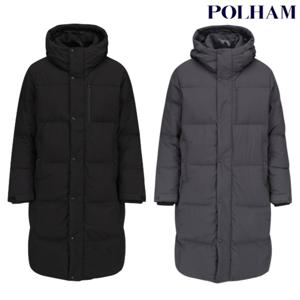 [폴햄]남성 무브 덕다운 후드 롱 패딩 PHF4JP1790