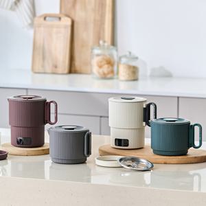 [26년형ver] 지티스 파스텔 접이식 전기포트 디지털 4color 여행용 햇반 커피 캠핑