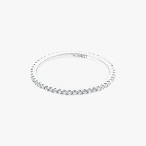 14K 랩다이아1.1mm 풀이터니티 반지