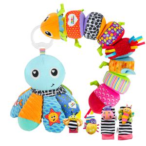 라마즈 백일선물 3종세트_믹스앤매치애벌레 + 미니문어 + 손발목딸랑이