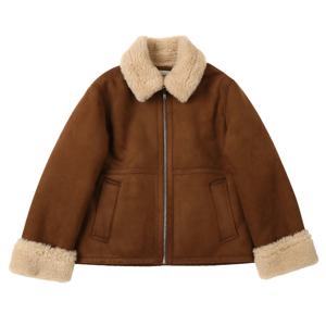 [쉬즈미스] 무톤 하이넥 무스탕 자켓 SWUJKP42030