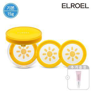 [기본] 파데프리 옐로우 팡팡 선쿠션 15g 본품1+리필2+크레마 핸드크림