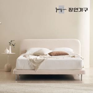 도우 부클레 패브릭 헤드형 저상형 호텔 침대 Q+7존포켓+다릿발