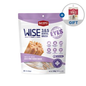 [펫밀크 150ml] 데이스포 와이즈 3.6.5 덴탈케어 브러쉬 눈건강 240g 강아지껌
