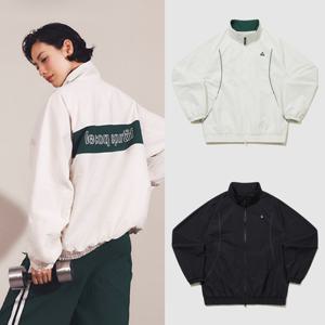 르꼬끄 [나나 착용] 유니 등판 블럭 루즈핏 메쉬 자켓 QQ323LJK91