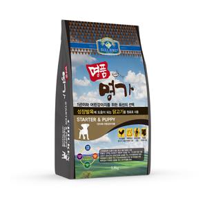 명품명가 퍼피 성장기 강아지사료 1.8kg