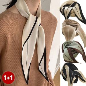 [2개세트] 라인 배색 삼각 스카프 2개 선택 쁘띠