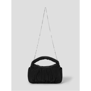 패딩 셔링 숄더백 - 블랙 (195XD3WY15)