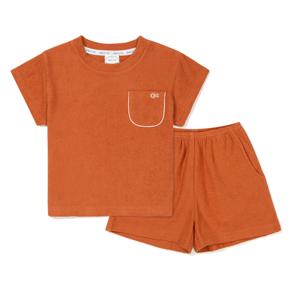 [롯데백화점](60-75) 아동 B039 프레스코(BR) 반소매 상하 OR23MKBAB03960