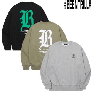 [빈트릴]B고딕 로고 맨투맨 BA251RM001