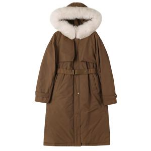 [쉬즈미스] 폭스퍼 덕다운 롱 패딩 점퍼 SSDJPP42020