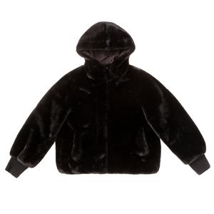 [쉬즈미스] 후드 페이크퍼 집업 자켓 SWFJKP41020