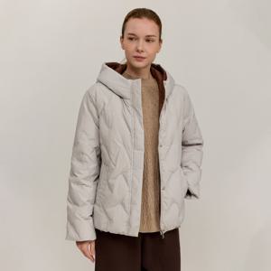 [최초가 498000원] 지그재그 퀼팅 덕다운 패딩 점퍼_EDJKW125068