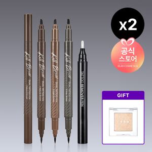 킬브로우 듀얼 타투펜 기획세트 [본품+리무버 구성] x2 [사은]프로싱글섀도우(랜덤/정품)