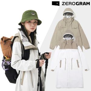제로그램봄여름 롱기장 레인코트 바람막이 자켓 라이트 3L 코트 W  ZW1JKS24121