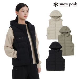 랜드 여성 후드 경량 다운 베스트 캠핑룩 패딩조끼 S25WWGDV63CJ