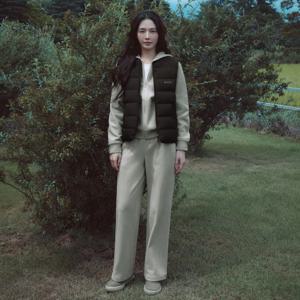 코듀로이 여성 세미 와이드 팬츠 캠핑룩 바지 S25WWFFP73CJ