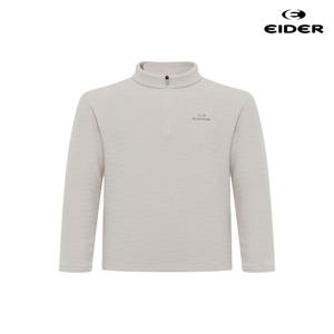 [아이더] DMW25203_GE 남성 JACQUARD W 자카드 W 변형 조직 짚업 티셔츠 Grayish Be