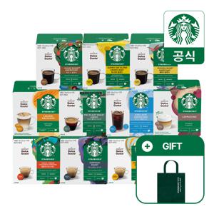 스타벅스 돌체구스토 캡슐커피 (12캡슐) x 5박스(+ 스타벅스 토트백)