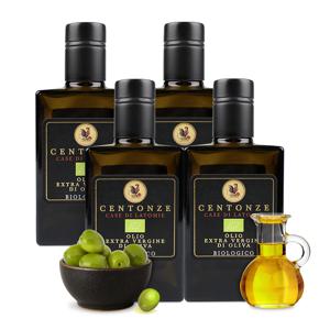 이탈리아 유기농 엑스트라버진 올리브 오일 250mlX4병 고급 냉압착 올리브유 생식